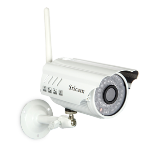 Sricam SP014 OEM/ODM P2P HD 720P Outdoor Alarm Promotion Wireless Wifi Waterproof Metal Glass Lens IP Camera